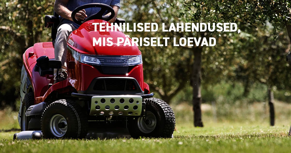 Honda murutraktor – faktid, mis loevad